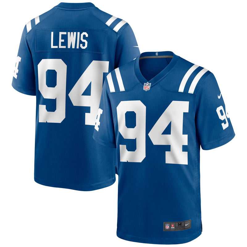 Tyquan Lewis Indianapolis Colts Football Jersey, Royal Game Sportswear Jersey Shirt, Lightweight Breathable Athletic Jersey, Casual Gift for Men