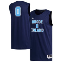 Rhode Island Rams Basketball Jersey, Navy Replica Sportswear Jersey Shirt, Sleeveless Athletic Tank Jersey, Casual Gift for Men