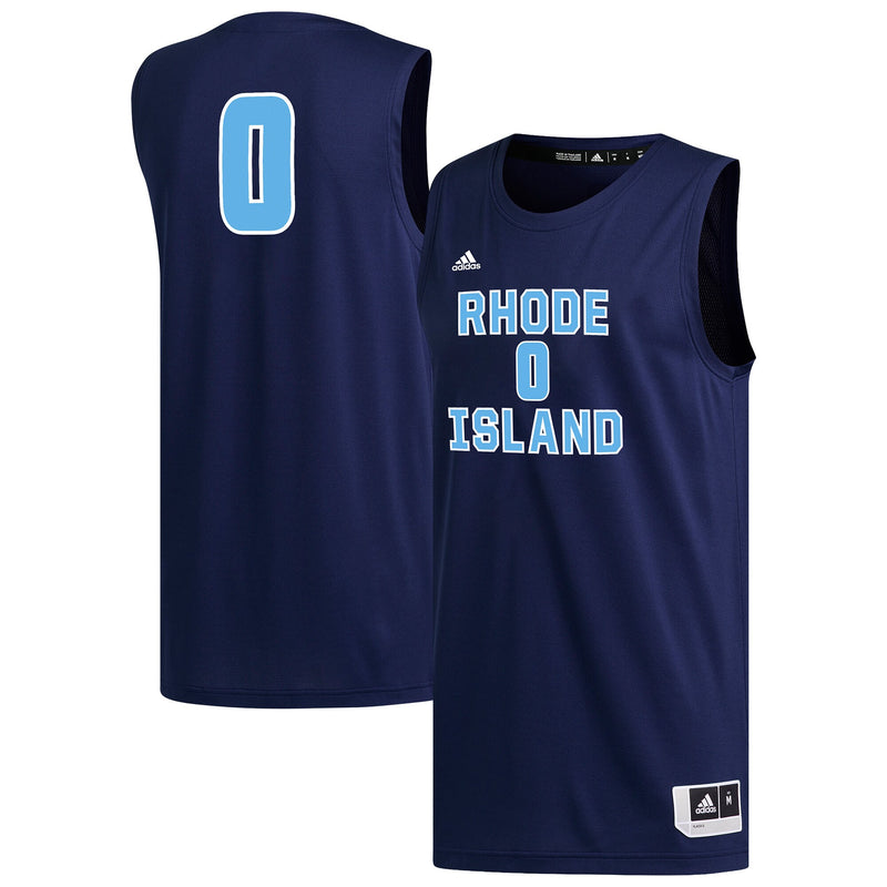 Rhode Island Rams Basketball Jersey, Navy Replica Sportswear Jersey Shirt, Sleeveless Athletic Tank Jersey, Casual Gift for Men