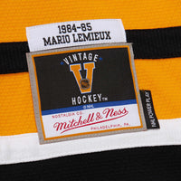 Mario Lemieux Pittsburgh Penguins Hockey Jersey, Gold Sportswear Jersey Shirt, Long Sleeve Hockey Sweater Jersey, Casual Gift for Men