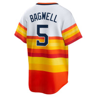 Jeff Bagwell Houston Astros Baseball Jersey, White Home Sportswear Jersey Shirt, Lightweight Breathable Athletic Jersey, Casual Gift for Men