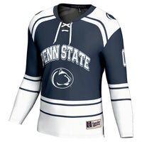 Penn State Nittany Lions Hockey Jersey, Navy Fashion Sportswear Jersey Shirt, Long Sleeve Hockey Sweater Jersey, Casual Gift for Men