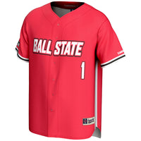 Ball State Cardinals Baseball Jersey, Sportswear Jersey Shirt, Lightweight Breathable Athletic Jersey, Casual Gift for Men, Style 201141774
