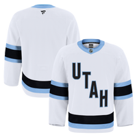 Utah Mammoth Hockey Jersey, White Authentic Away Sportswear Jersey Shirt, Long Sleeve Hockey Sweater Jersey, Casual Gift for Men