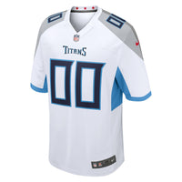 Tennessee Titans Football Jersey, White Game Sportswear Jersey Shirt, Lightweight Breathable Athletic Jersey, Casual Gift for Men, Style 3889183