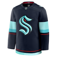 Seattle Kraken Hockey Jersey, Blue Premium Home Sportswear Jersey Shirt, Long Sleeve Hockey Sweater Jersey, Casual Gift for Men