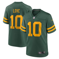 Green Bay Packers Football Jersey, Game Alternate Sportswear Jersey Shirt, Lightweight Breathable Athletic Jersey, Casual Gift for Men