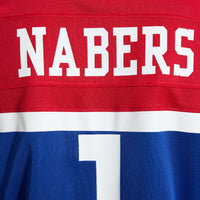 Malik Nabers New York Giants Football Jersey, Red Game Sportswear Jersey Shirt, Lightweight Breathable Athletic Jersey, Casual Gift for Men