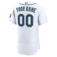 Seattle Mariners Baseball Jersey, White Authentic Home Sportswear Jersey Shirt, Lightweight Breathable Athletic Jersey, Casual Gift for Men