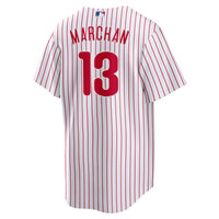 Rafael Marchán Philadelphia Phillies Baseball Jersey, White Sportswear Jersey Shirt, Lightweight Breathable Athletic Jersey, Casual Gift for Men