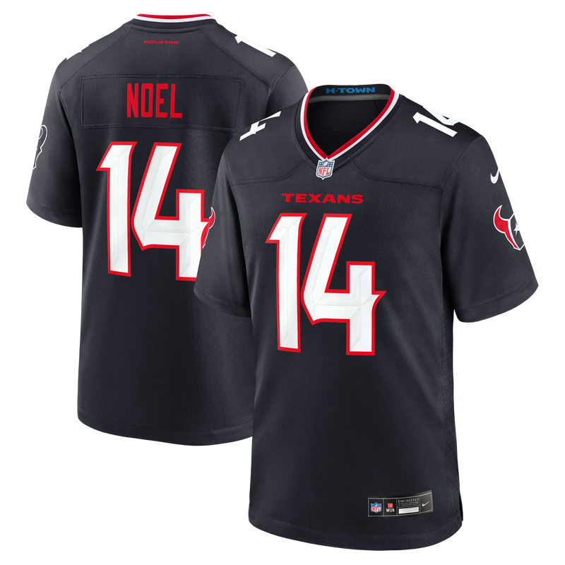 Jaylin Noel Houston Texans Football Jersey, Navy Game Sportswear Jersey Shirt, Lightweight Breathable Athletic Jersey, Casual Gift for Men