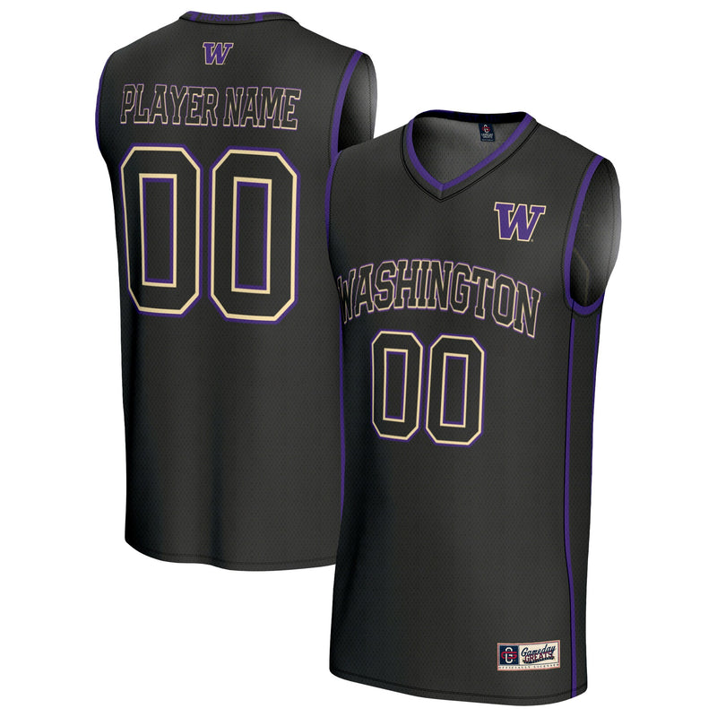 Washington Huskies Basketball Jersey, Black Fashion Lightweight Sportswear Jersey Shirt, Sleeveless Athletic Tank Jersey, Casual Gift for Men