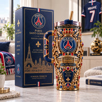 PSG - Gold Filigree, Fleur-de-Lis and Parisian Elegance