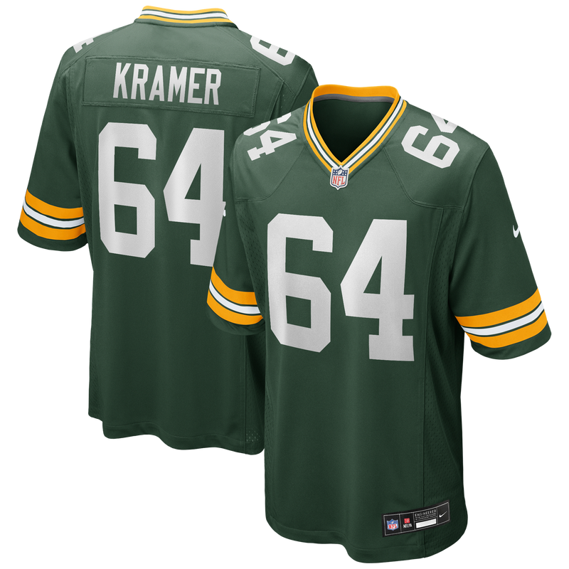 Jerry Kramer Green Bay Packers Football Jersey, Game Sportswear Jersey Shirt, Lightweight Breathable Athletic Jersey, Casual Gift for Men