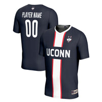 UConn Huskies Soccer Jersey, Navy Lightweight Sportswear Jersey Shirt, Lightweight Breathable Athletic Jersey, Casual Gift for Men