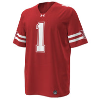 Wisconsin Badgers Football Jersey, Red Replica Game Sportswear Jersey Shirt, Lightweight Breathable Athletic Jersey, Casual Gift for Men