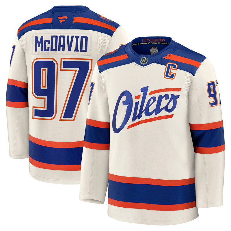 Connor McDavid Edmonton Oilers Hockey Jersey, Premium Alternate Sportswear Jersey Shirt, Long Sleeve Hockey Sweater Jersey, Casual Gift for Men
