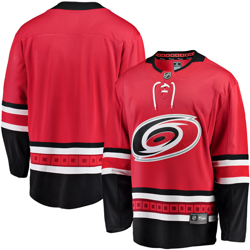 Carolina Hurricanes Hockey Jersey, Red Breakaway Sportswear Jersey Shirt, Long Sleeve Hockey Sweater Jersey, Casual Gift for Men, Style 2793226