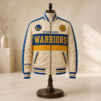 GSW - Bay Area Cream, Royal and Gold in Panel Form