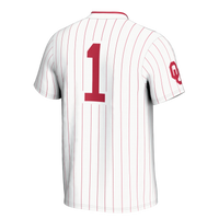 Oklahoma Sooners Softball Jersey, White Sportswear Jersey Shirt, Lightweight Breathable Athletic Jersey, Casual Gift for Men, Style 201254662