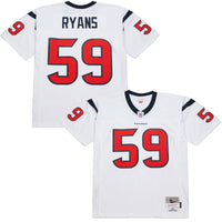 DeMeco Ryans Houston Texans Football Jersey, White Replica Sportswear Jersey Shirt, Lightweight Breathable Athletic Jersey, Casual Gift for Men