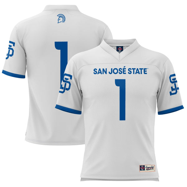 #1 San Jose State Spartans Football Jersey - White