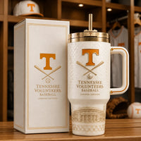 TENN Checkerboard - Ivory Ballpark Heritage Tumbler