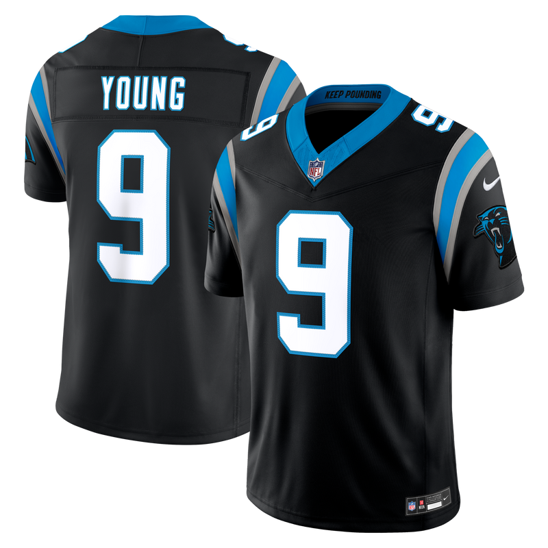 Bryce Young Carolina Panthers Football Jersey, Black Sportswear Jersey Shirt, Lightweight Breathable Athletic Jersey, Casual Gift for Men