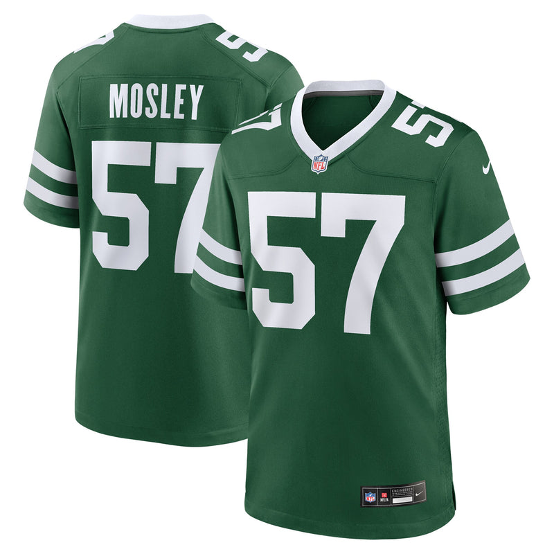 C.J. Mosley New York Jets Football Jersey, Green Game Sportswear Jersey Shirt, Lightweight Breathable Athletic Jersey, Casual Gift for Men