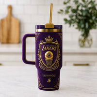 LAL Purple & Gold Dynasty - Heraldic Crest Tumbler