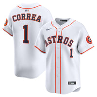 Carlos Correa Houston Astros Baseball Jersey, White Limited Sportswear Jersey Shirt, Lightweight Breathable Athletic Jersey, Casual Gift for Men