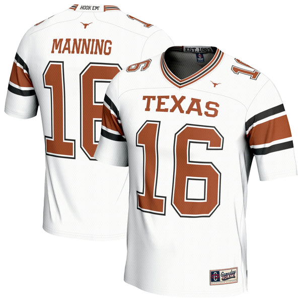 Arch Manning Texas Longhorns Football Fashion Jersey - White