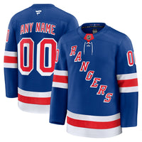 New York Rangers Hockey Jersey, Royal Premium Home Sportswear Jersey Shirt, Long Sleeve Hockey Sweater Jersey, Casual Gift for Men