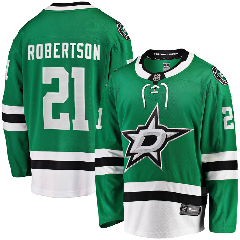 Jason Robertson Dallas Stars Hockey Jersey, Kelly Green Replica Sportswear Jersey Shirt, Long Sleeve Hockey Sweater Jersey, Casual Gift for Men