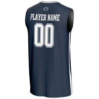 Penn State Nittany Lions Basketball Jersey, Navy Fashion Sportswear Jersey Shirt, Sleeveless Athletic Tank Jersey, Casual Gift for Men