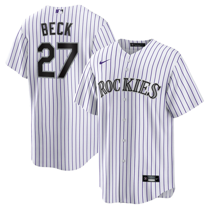Colorado Rockies Baseball Jersey, White Sportswear Jersey Shirt, Lightweight Breathable Athletic Jersey, Casual Gift for Men, Style 203077103