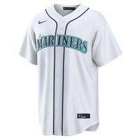 Luke Raley Seattle Mariners Baseball Jersey, White Replica Sportswear Jersey Shirt, Lightweight Breathable Athletic Jersey, Casual Gift for Men