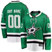 Dallas Stars Hockey Jersey, Green Breakaway Home Sportswear Jersey Shirt, Long Sleeve Hockey Sweater Jersey, Casual Gift for Men, Style 2791496