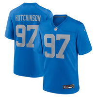 Aidan Hutchinson Detroit Lions Football Jersey, Sportswear Jersey Shirt, Lightweight Athletic Jersey, Casual Gift for Men, Style 200563682