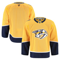 Nashville Predators Hockey Jersey, Yellow Authentic Home Sportswear Jersey Shirt, Long Sleeve Hockey Sweater Jersey, Casual Gift for Men