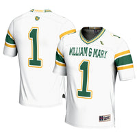 William & Mary Tribe Football Jersey, White Sportswear Jersey Shirt, Lightweight Breathable Athletic Jersey, Casual Gift for Men