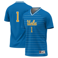 UCLA Bruins Soccer Jersey, Blue Fashion Lightweight Sportswear Jersey Shirt, Lightweight Breathable Athletic Jersey, Casual Gift for Men