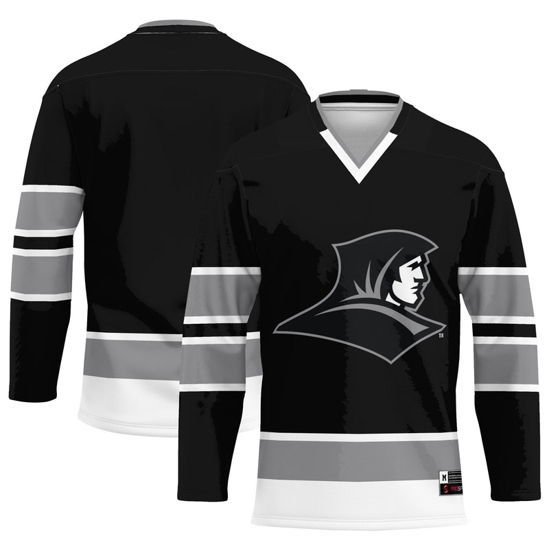 Providence Friars Hockey Jersey, Black Sportswear Jersey Shirt, Long Sleeve Hockey Sweater Jersey, Casual Gift for Men