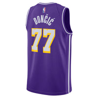 Luka Doncic Los Angeles Lakers Basketball Jersey, Purple Swingman Sportswear Jersey Shirt, Sleeveless Athletic Tank Jersey, Casual Gift for Men