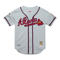 Chipper Jones Atlanta Braves Baseball Jersey, Gray Sportswear Jersey Shirt, Lightweight Breathable Athletic Jersey, Casual Gift for Men