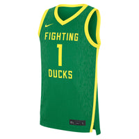 Oregon Ducks Basketball Jersey, Green Replica Sportswear Jersey Shirt, Sleeveless Athletic Tank Jersey, Casual Gift for Men, Style 201169636