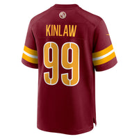 Javon Kinlaw Washington Commanders Football Jersey, Sportswear Jersey Shirt, Lightweight Breathable Athletic Jersey, Casual Gift for Men