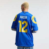 Puka Nacua Los Angeles Rams Football Jersey, Royal Game Sportswear Jersey Shirt, Lightweight Breathable Athletic Jersey, Casual Gift for Men