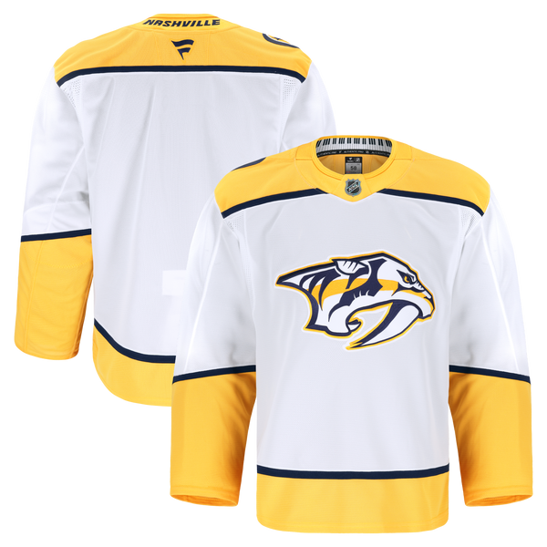 Nashville Predators White Away Authentic Pro Jersey