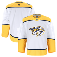 Nashville Predators Hockey Jersey, White Authentic Away Sportswear Jersey Shirt, Long Sleeve Hockey Sweater Jersey, Casual Gift for Men